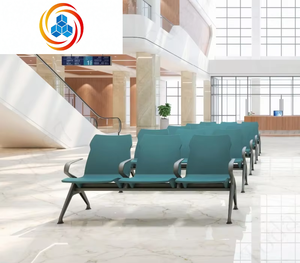 Silla de Espera de Acero Reforzado de 234 Plazas, Banco Público de 3 Plazas, Asientos para Áreas Públicas, para Hoteles y Aeropuertos - Product Image 5