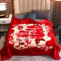 Couverture Rachel en Vison à Prix Abordable, Couverture en Polyester Double Couche Super Douce pour l'Hiver