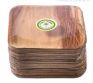 Piatti ecologici per noci di <span class=keywords><strong>Areca</strong></span> disposabili degradabili riciclaggio piatto usa e getta in foglia di palma - Product Image 2