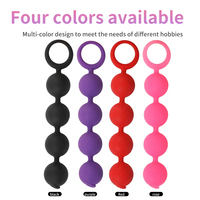 Boule anale en silicone souple, plug anal, jouets sexuels pour femmes et hommes, massage de la prostate, masturbation érotique