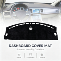 Pour Jaguar XF 2009 2010 2011 2012, couvre-tableau de bord de voiture, accessoires automobiles, couvre-tableau de bord de voiture avec protection antidérapante