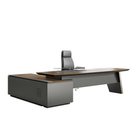 Bureau de direction de la série Guanhe GH-01, mobilier de bureau moderne, OEM/ODM, taille, couleur et logo personnalisés