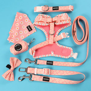 Harnes anjing jala Super populer tidak ada tarikan luar ruangan Neoprene reflektif <span class=keywords><strong>Harness</strong></span> kecil untuk tali anjing kerah tempat tas kotoran - Product Image 1