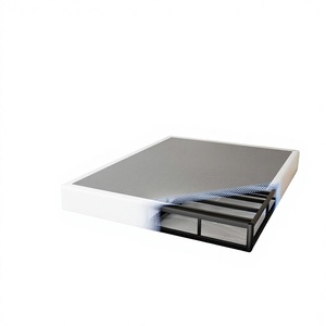 Base de Cama Clásica con Somier de 7 Pulgadas, Estructura Metálica Resistente, Cubierta de Tela, Diseño Ergonómico Silencioso, Fácil de Montar - Product Image 4