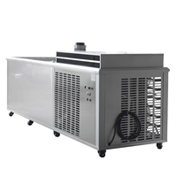 Machine à fabriquer des blocs de glace / briques de glace de haute qualité, refroidissement par air, 2T / 24H, 40 pièces / 4H, 25 kg chacune, fabrication en usine de glace