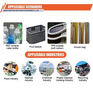 Низкий уровень шума, литьевая установка для гранулирования, дробилка для переработки стекла, пластиковая шлифовальная машина - Product Image 6