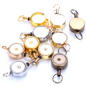 Heavy-Duty Zinc Retractable Name Tag Kids' School Office & Home Accessory <b>ID</b> Badge <b>Holder</b> with 250mm Expansion Length - Product Image 1