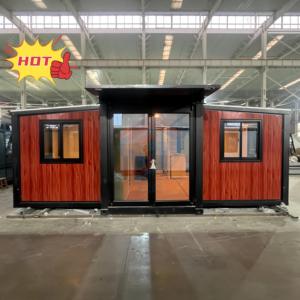 Casa Container Mobile Espandibile Impermeabile e Traspirante da 20 Piedi, Pronta per la Spedizione, con 2-3 Camere da Letto, Cucina, Soggiorno, Design Moderno e Pannelli Sandwich - Product Image 1