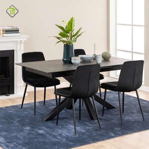 Comedor fino Muebles de alto brillo Juego de comedor de lujo Glam Hermosa mesa de comedor Sala de estar Mesa de cena - Product Image 3