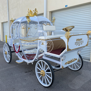 Chariot <span class=keywords><strong>à</strong></span> chevaux OEM de la famille royale européenne en vente Chariot de mariage populaire chariot électrique <span class=keywords><strong>à</strong></span> citrouille chariot <span class=keywords><strong>à</strong></span> chevaux - Product Image 2