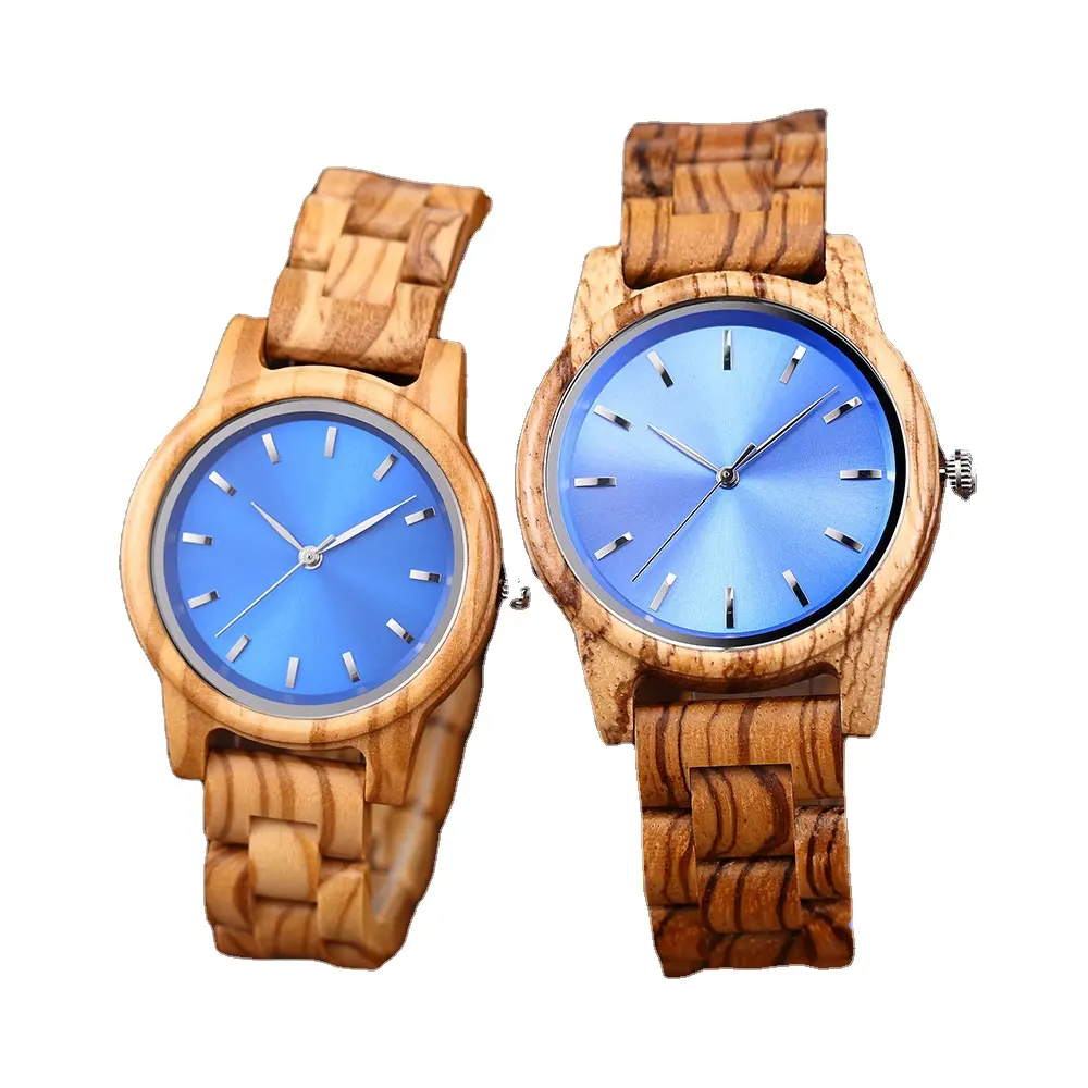 Custom 2023 New Design Women Small Moq Simple High Quality Private Men Own Logo Wood Watch