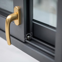 Ventana Corredera de Doble Hoja de Aleación de Aluminio Anticorrosión, Solución de Ventilación Ligera y Resistente a la Intemperie para Residencias
