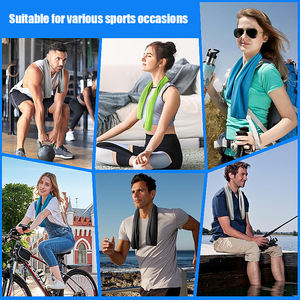 Toalha de Microfibra Personalizada com Logo a Preço Acessível, Boa Absorção e Secagem Rápida para Academia - Product Image 3