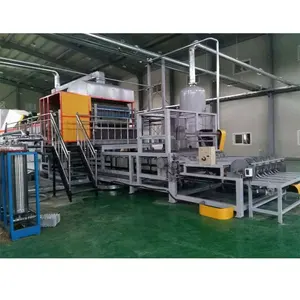 Biologisch Afbreekbaar Bagasse Waart Papier Alveoles Ei Lade Machine Pulp Plaat Maken Machine Ei Lade Machine India