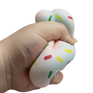 Soft <b>Material</b> Promotional Gift TPR Slow Rising Donut Squeeze Toy for Kids Wholesale - Product Image 5