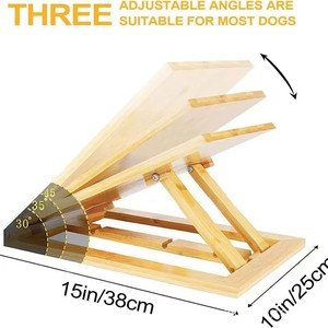 เสาข่วนเล็บสุนัขแบบพับได้ ทำจากไม้ธรรมชาติ สีไม้ธรรมชาติ สำหรับแมวและสุนัข ใช้ภายในบ้าน - Product Image 4
