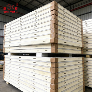 Panneaux de stockage frigorifique de conception moderne, de qualité supérieure, en PU/PIR/polyuréthane, panneaux sandwich métalliques écoénergétiques pour chambres froides - Product Image 1