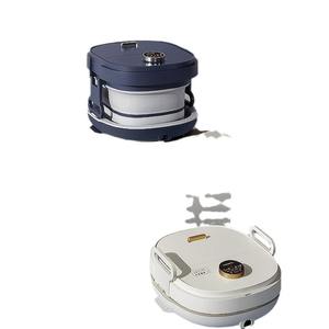 Masseur de pieds Lanbao pliable, chauffage électrique, massage à température constante pour les personnes âgées, usage domestique, blanc nacré, bleu royal - Product Image 3