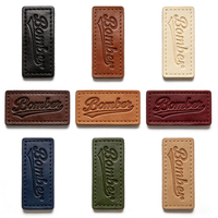 Patch personnalisé découpé au laser, gaufrage sur cuir personnalisé, patch en cuir thermocollant, patchs en cuir à repasser, étiquette en cuir pour vêtements