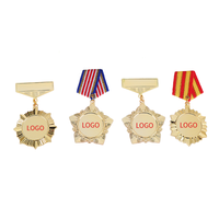 Médaille de trophée sportif en alliage de zinc, artisanat métallique personnalisé par le fabricant, médaille commémorative vierge en métal sur mesure