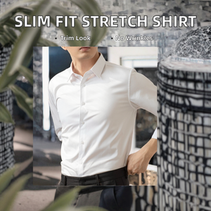 เสื้อผ้าลำลองแขนยาวผู้ชาย แห้งเร็ว ไม่ยับ ทรงปกติ รับผลิตตามแบบ OEM สำหรับผู้ใหญ่ ไซส์ใหญ่ ฤดูใบไม้ผลิ คุณภาพสูง 100% - Product Image 2