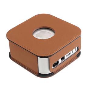 Étui en cuir élégant pour Apple <span class=keywords><strong>Mac</strong></span> Mini 2024 – Housse de protection en cuir PU pour ordinateur portable - Product Image 3