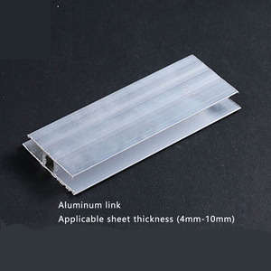 Thiết kế công nghiệp phong cách <span class=keywords><strong>Polycarbonate</strong></span> tấm nối phụ kiện <span class=keywords><strong>H</strong></span> và <span class=keywords><strong>u</strong></span> <span class=keywords><strong>h</strong></span>ình nhôm <span class=keywords><strong>h</strong></span>ồ sơ cho sử dụng ngoài trời cho mái nhà - Product Image 5