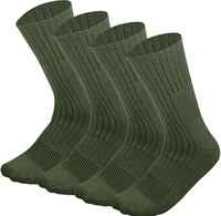 Bottes de sport antifongiques personnalisées de haute qualité pour le travail Chaussettes vertes de l'armée