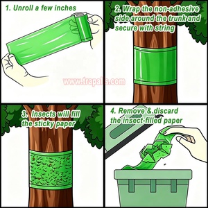Nastro Adesivo Protettivo per Alberi, Barriera Anti-Insetti per Frutteti - Product Image 3