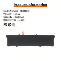 Batterie d'ordinateur portable B31N1911 Remplacement d'usine pour Asus VivoBook Flip Cover 14 M413 M413DA TM420I K413 X413 F413 Batterie d'ordinateur portable