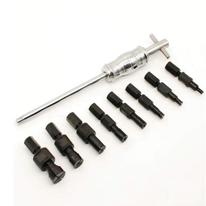 Kit extractor <span class=keywords><strong>de</strong></span> rodamientos y sellos <span class=keywords><strong>de</strong></span> orificio ciego <span class=keywords><strong>de</strong></span> 9 piezas con martillo deslizante - Product Image 5