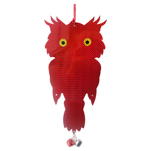 Répulsif à oiseaux suspendu pour l'extérieur, effaroucheur de pigeons et de pics-bois, dispositif réfléchissant laser double face, hibou - Product Image 6