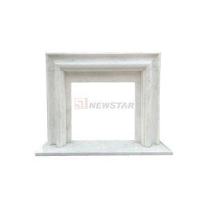 उच्च गुणवत्ता वाले कारखाने मूल्य फायरप्लेस पत्थर डिजाइन काररार सफेद संगमरमर इनडोर फिजगह - Product Image 5