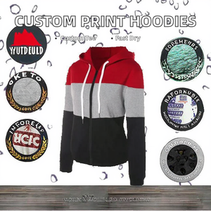 เสื้อฮู้ดผ้าฟลีซพิมพ์ลายตามสั่งสำหรับผู้หญิง ผ้าโพลีเอสเตอร์ 100% ระบายอากาศได้ดี แขนยาว เหมาะสำหรับฤดูหนาว - Product Image 2