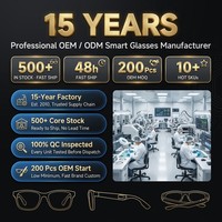 Gafas inteligentes con traducción IA en tiempo real, compatibles con múltiples idiomas, control táctil, batería de 55 mAh, gafas meta.