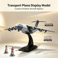 Maquette d'avion de transport de grande taille pour exposition aéronautique