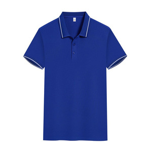 Camiseta Polo Promocional de Manga Corta Azul con Impresión de Logotipo para Ropa de Equipo Corporativo Tallas S M L XL XXL XXXL XXXXL - Product Image 1