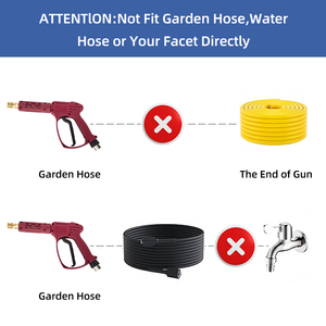 Xách Tay Áp Lực Cao Tự Phục Vụ Xe Bọt Phun Máy Giặt Súng Nhanh Chóng Kết Nối Nhựa Cho Hộ Gia Đình Sử Dụng - Product Image 3