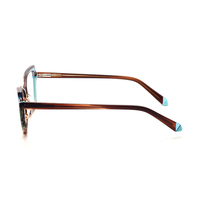 Luxe haut de gamme femmes oeil de chat acétate montures de lunettes Logo personnalisé nouveau Style lunettes optiques lunettes de mode pour diamant dame