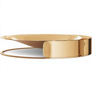 Bol à soupe en aluminium poli décoratif moderne unique fait à la main, motif végétal pour les intérieurs de fête - ZAHID EXPORTS plaqué sûr - Product Image 1