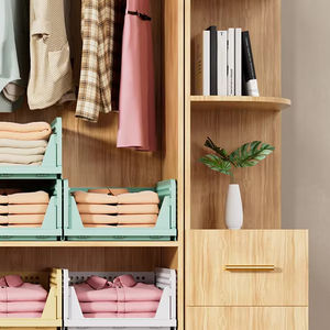 Organisateur de tiroir en plastique de haute qualité pour la cuisine, la salle de bain, le bureau, rangement, économie d'espace, boîte de rangement perforée - Product Image 1