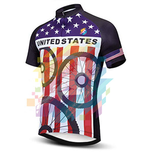Ensemble de cyclisme pour homme, vêtements de sport avec impression par Sublimation, en Polyester, nouvelle collection - Product Image 1