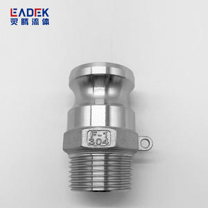 304 Stainless Steel F-Type <b>Quick</b> <b>Connector</b> Lever-Type Wire Pipes Water Pipe Union Male Snap-on Straight Insert Type - Product Image 3