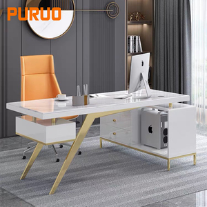 Puruo mới đến văn phòng bằng gỗ Bàn Máy Tính Bảng Máy Tính deak - Product Image 3