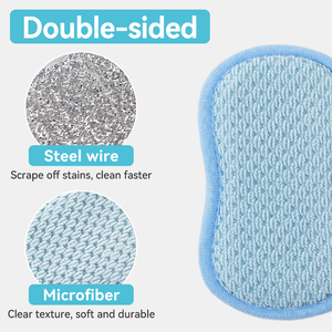 Chiffon de vaisselle en microfibre Jacquard double face, épais, absorbant, dégraissant, pour le nettoyage de la <span class=keywords><strong>cuisine</strong></span>. - Product Image 2