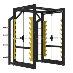 Hot Sales 3d Smith Machine Integrated Trainer Squat Power Rack Fitness 3d Smith Machine