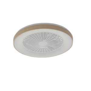 Ventilador de Techo Moderno de 3 Colores, 18 Pulgadas, LED, 6 Velocidades, con Luz, Control Remoto Inteligente, Regulable, Perfil Bajo, Montaje Empotrado, Motor DC, para Dormitorio - Product Image 1