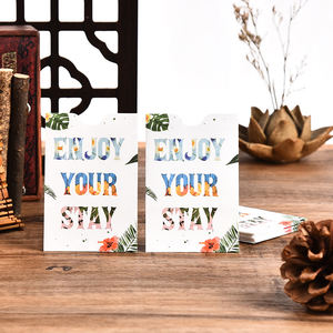 Amplop Kartu Kunci Kertas Kraft Mewah Kustom, Dompet Kartu Nama, Amplop Sambutan untuk Hotel - Product Image 2