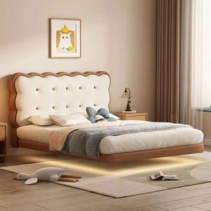 Creative Kids Biscuit <b>Bed</b> <b>Solid</b> <b>Wood</b> <b>Single</b> Frame for Boys and Girls Bedroom - Product Image 1