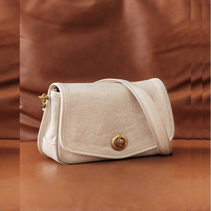 Sac quotidien minimaliste en similicuir souple, associé à un sac bandoulière vintage simple et grande capacité, détachable, à porter sur l'épaule - Product Image 6